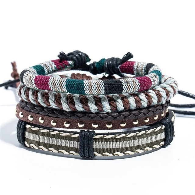 Thick Stripped Bracelet Pack